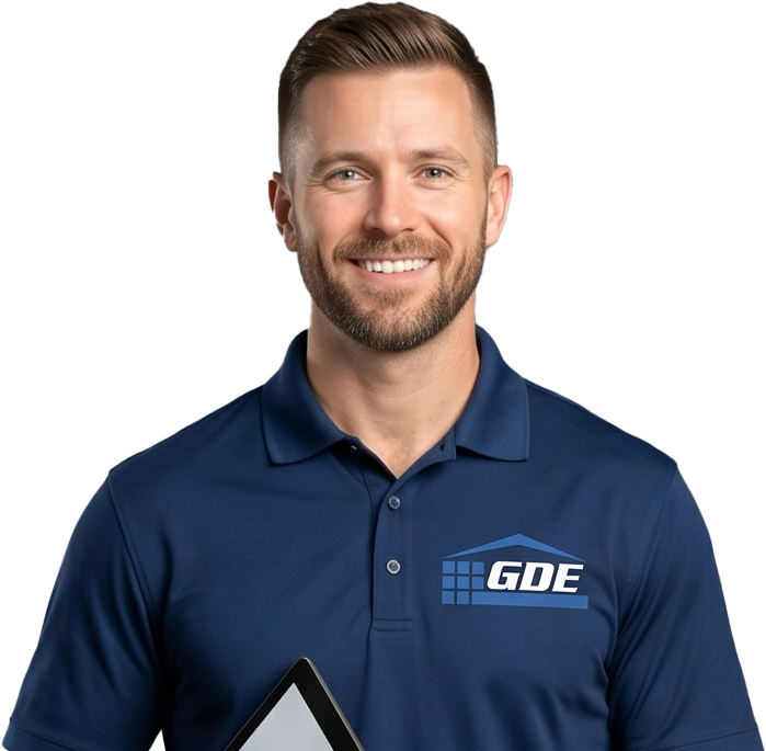 Garage Door Repair Man Who works for Garage Door Enterprises LLC In Chesapeake