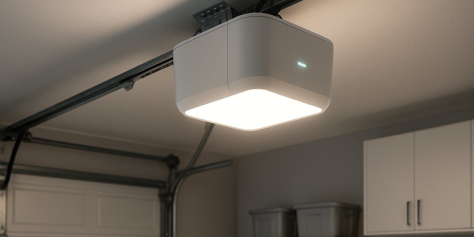Best garage door openers 2026 - smart Wi-Fi enabled opener installed in residential garage