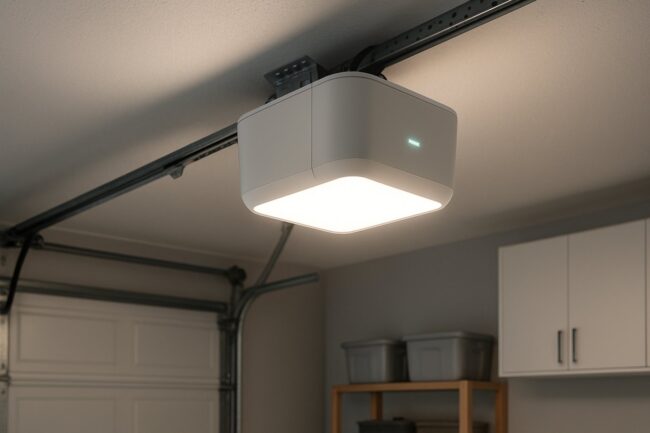 Best garage door openers 2026 - smart Wi-Fi enabled opener installed in residential garage