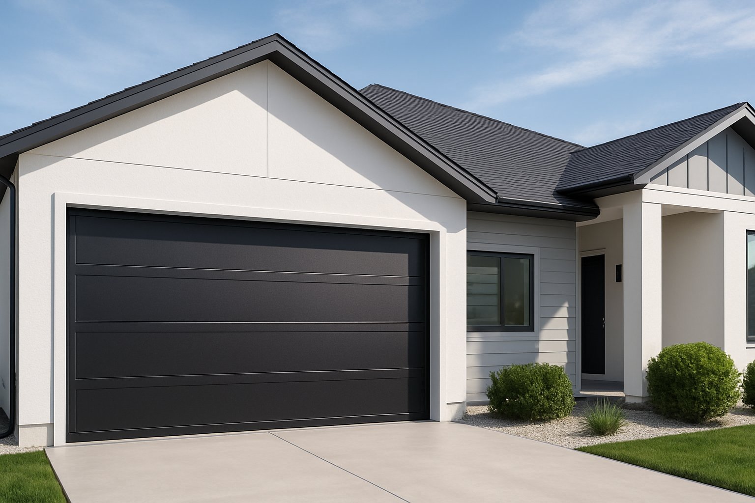 Metal steel garage doors installed in Chesapeake VA