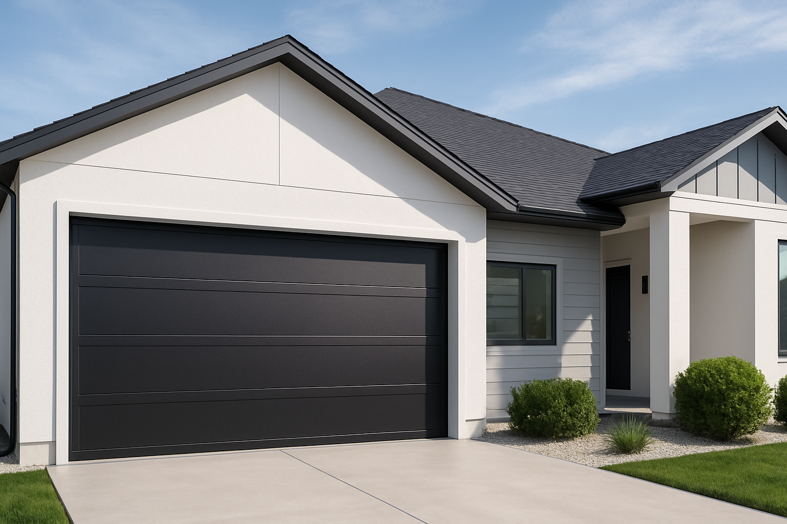 Metal steel garage doors installed in Chesapeake VA